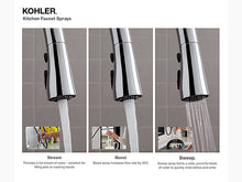 Load image into Gallery viewer, Kohler - Simplice single-hole or three-hole kitchen sink faucet