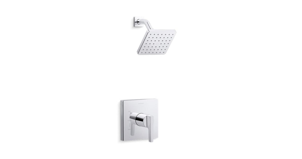 Kohler - Honesty Rite-Temp shower trim with 2.5gpm showerhead and lever handle